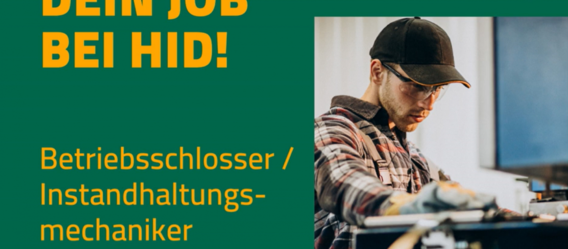 Wir suchen dich! Schlosser/Mechaniker Instandhaltung (m/w/d)